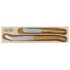 Coffret couteaux fromage olivier 2 pièces - Visuel 0